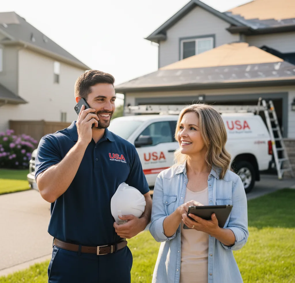 USA Roof Repair Experts customer support in Bainbridge